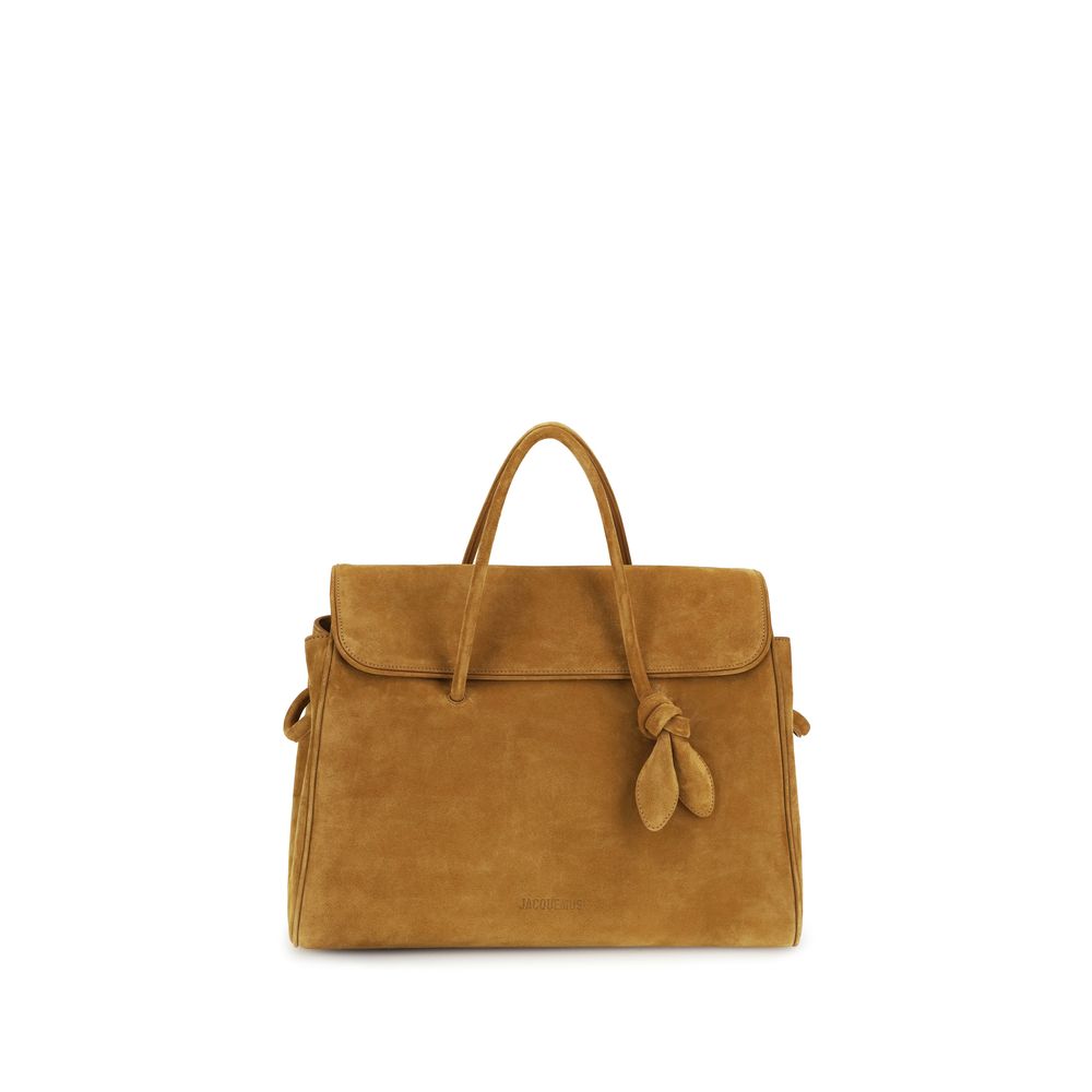 Beige Calf Leather Bos Taurus Handbag Bag