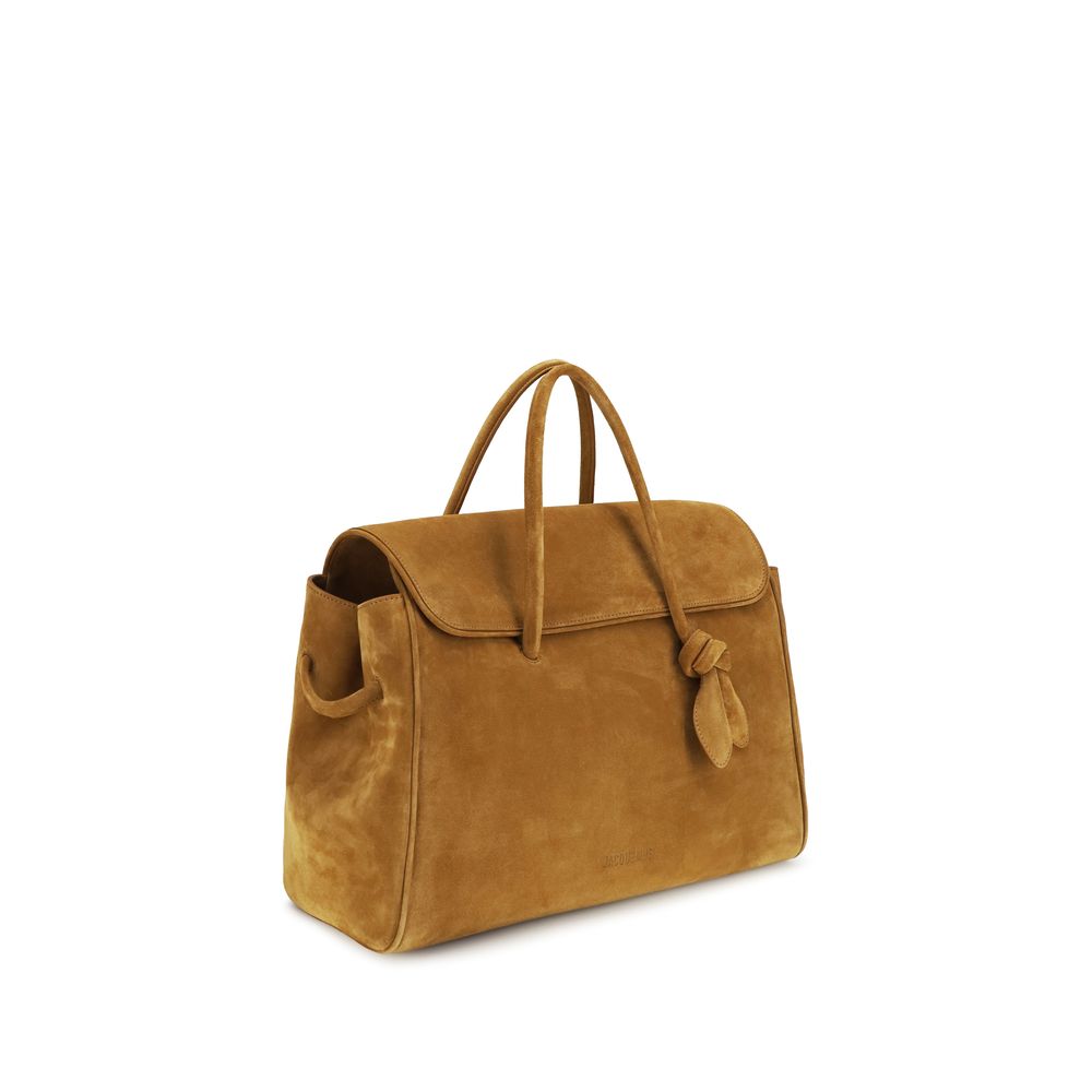 Beige Calf Leather Bos Taurus Handbag Bag