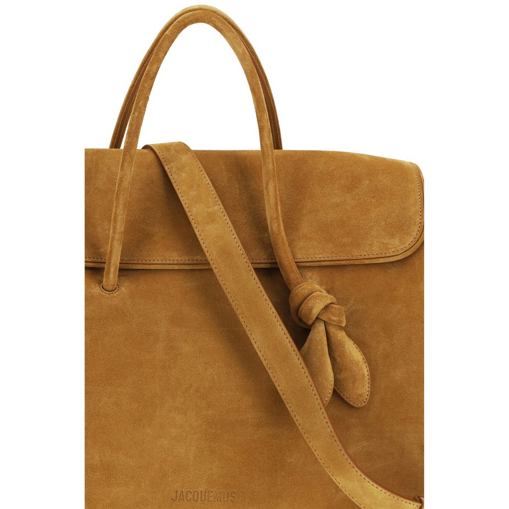 Beige Calf Leather Bos Taurus Handbag Bag