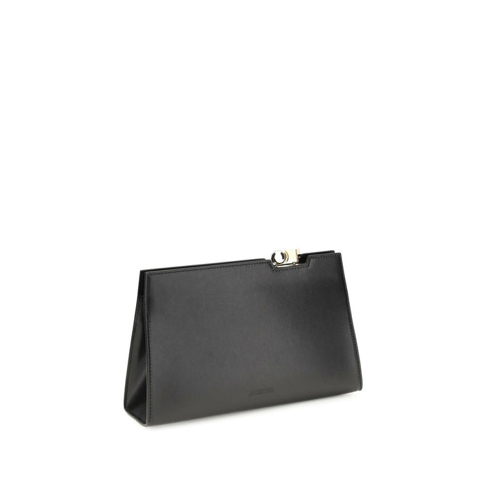 Black Calf Leather Bos Taurus Shoulder Bag