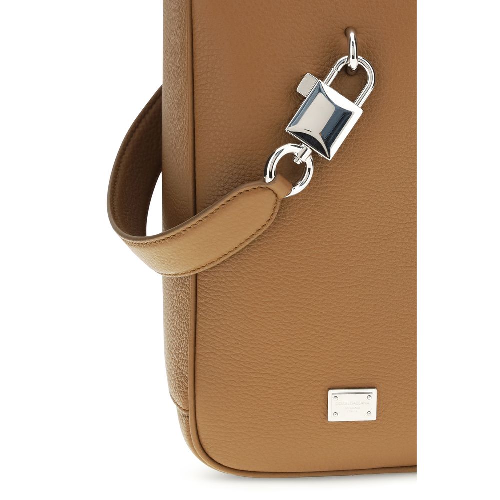 Brown Calf Leather Bos Taurus Handbag Bag
