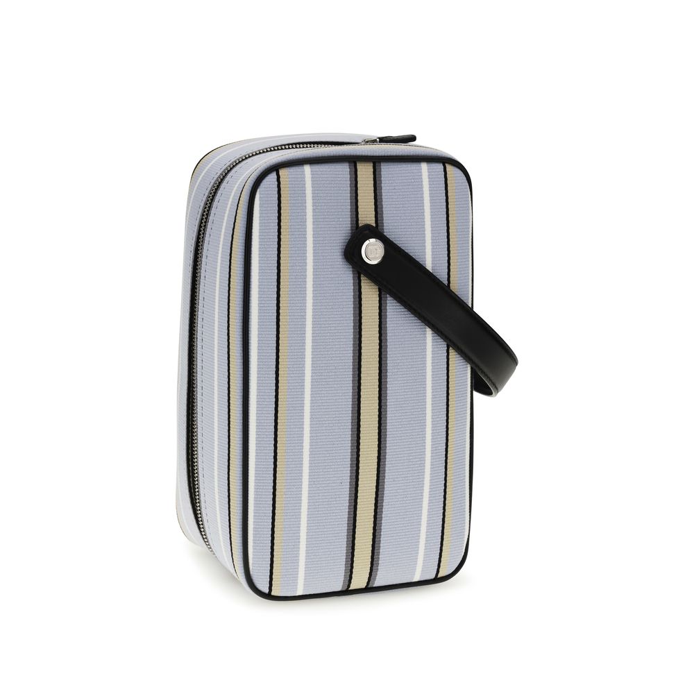 Blue Cotton Handbag Bag