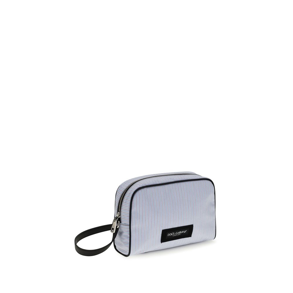 Blue Cotton Handbag Bag
