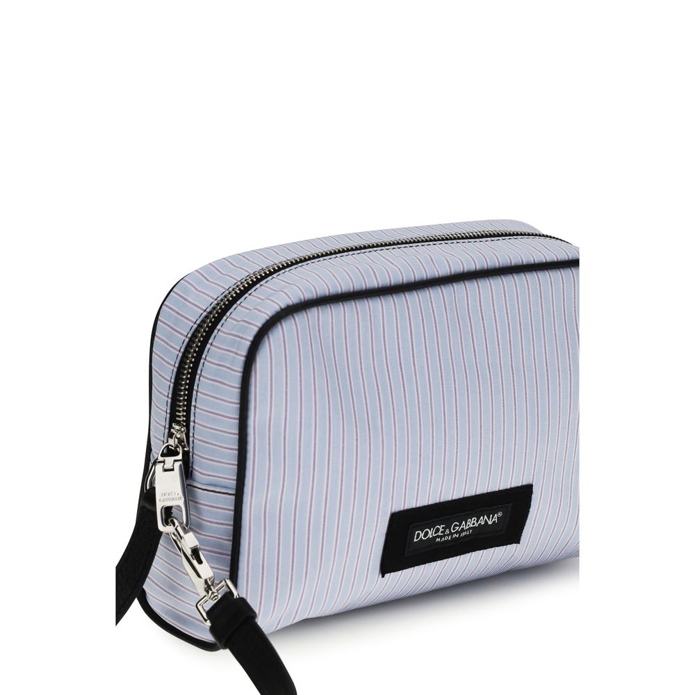 Blue Cotton Handbag Bag