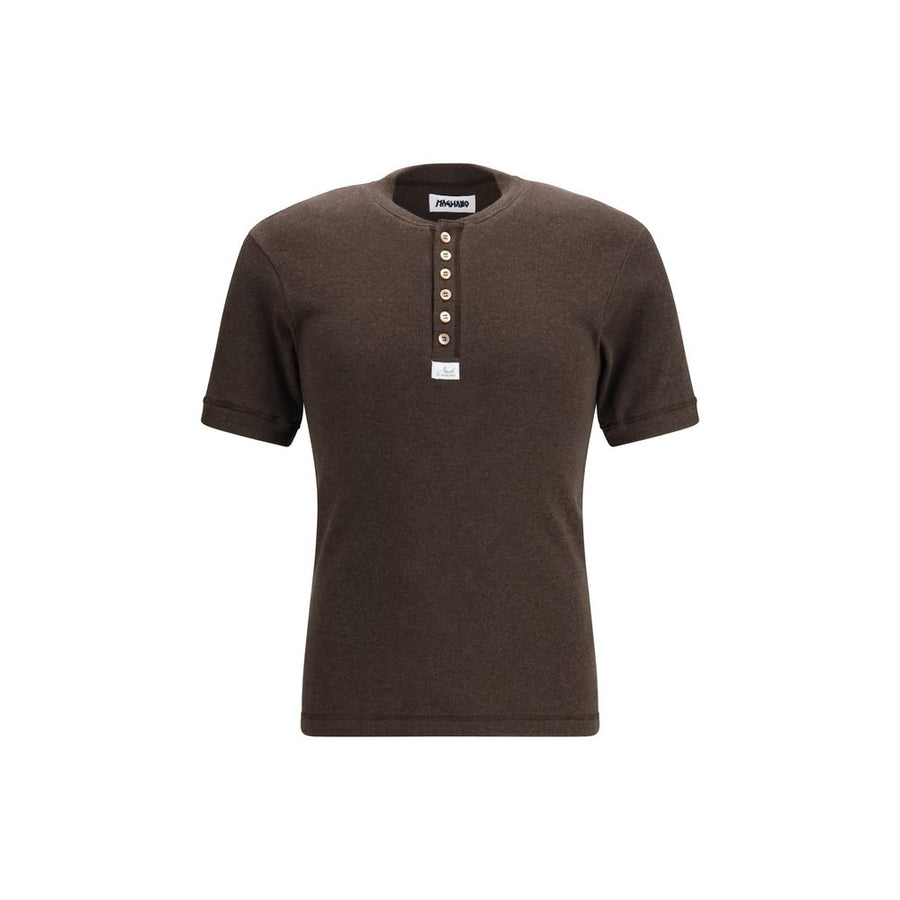 Magliano 93% Cotton 7% Elastane t-shirt in brown