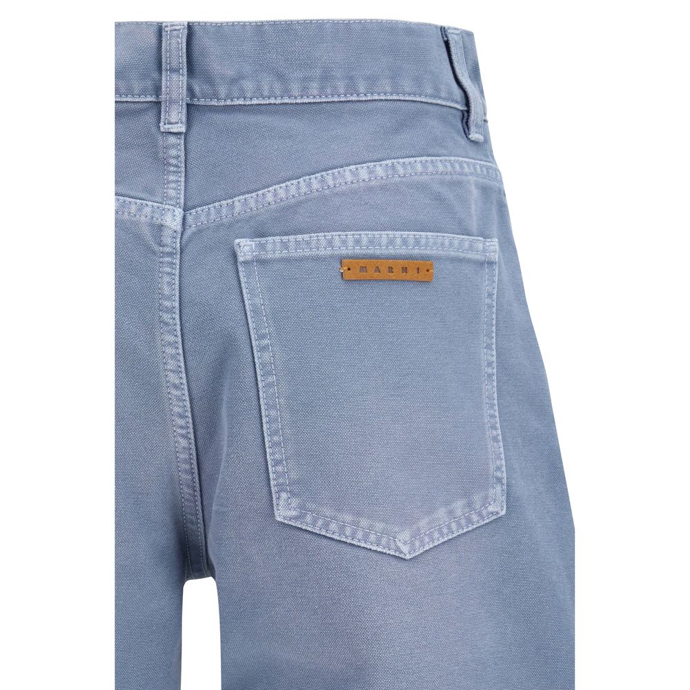 Marni 100% Cotton jeans in blue — view 3