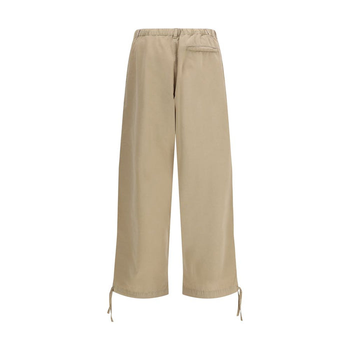 Ferragamo 94% Cotton 6% Silk chinos in beige — view 2