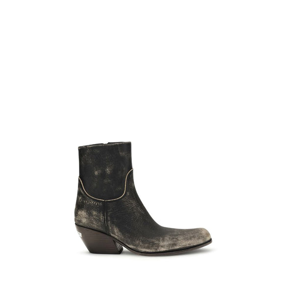 Balenciaga 100% Calf Leather Bos Taurus ankle boot in black