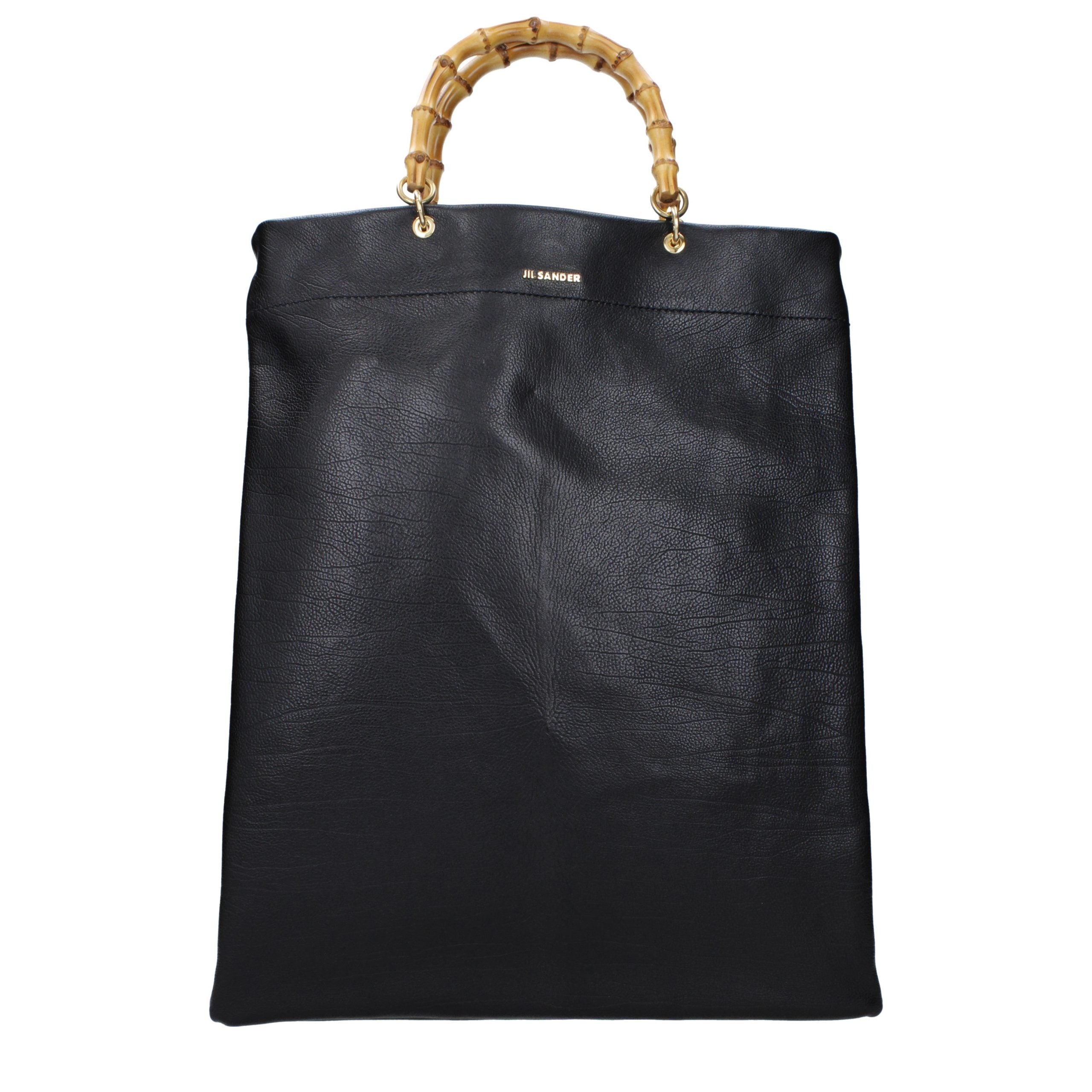 Black Leather Handbag Bag