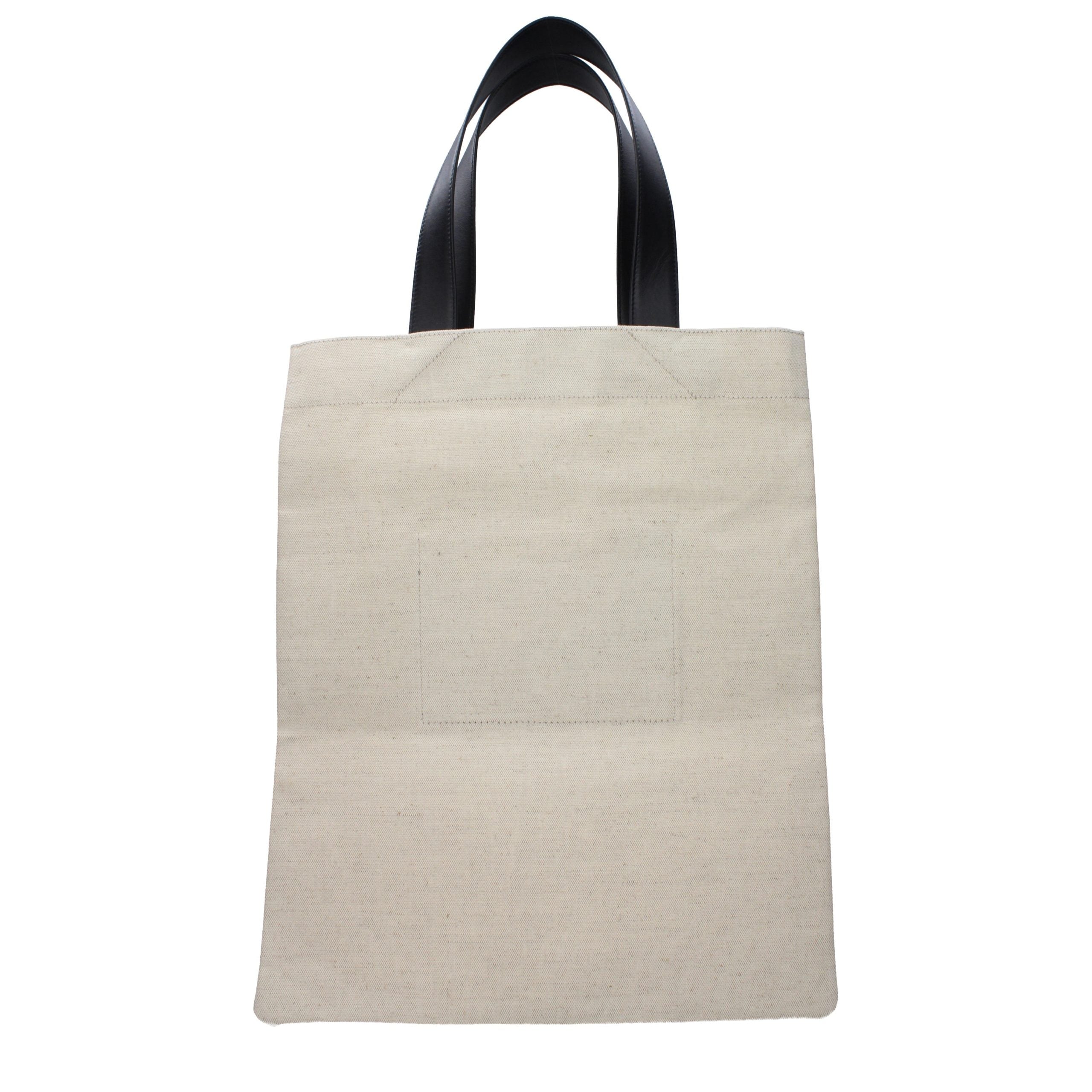Beige Fabric Handbag Bag