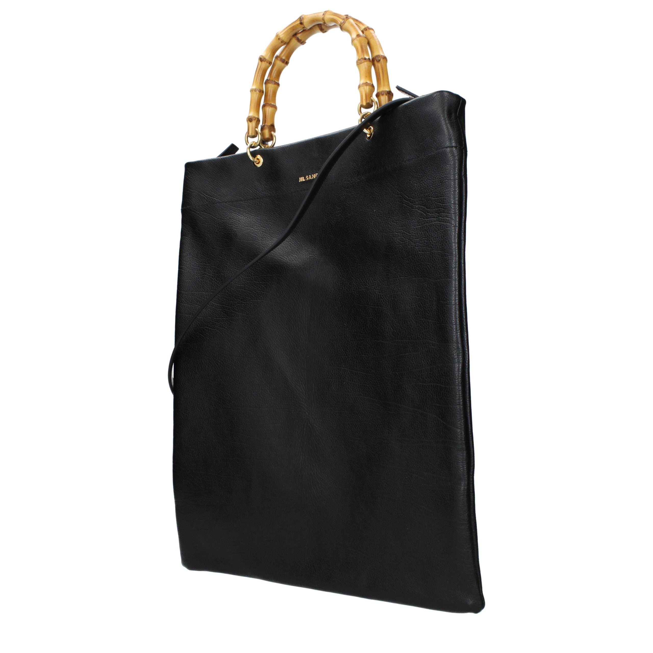 Black Leather Handbag Bag