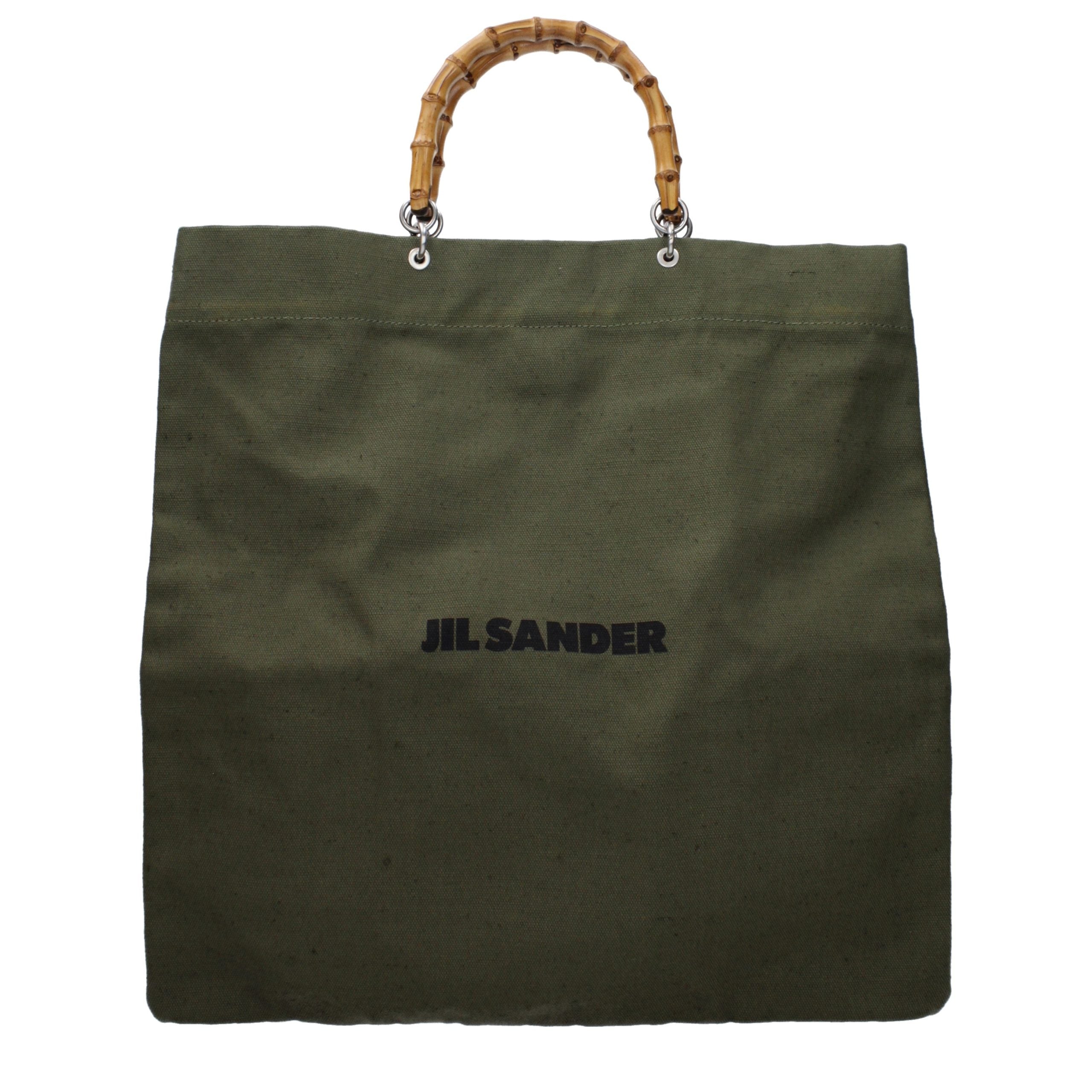 Green Fabric Handbag Bag