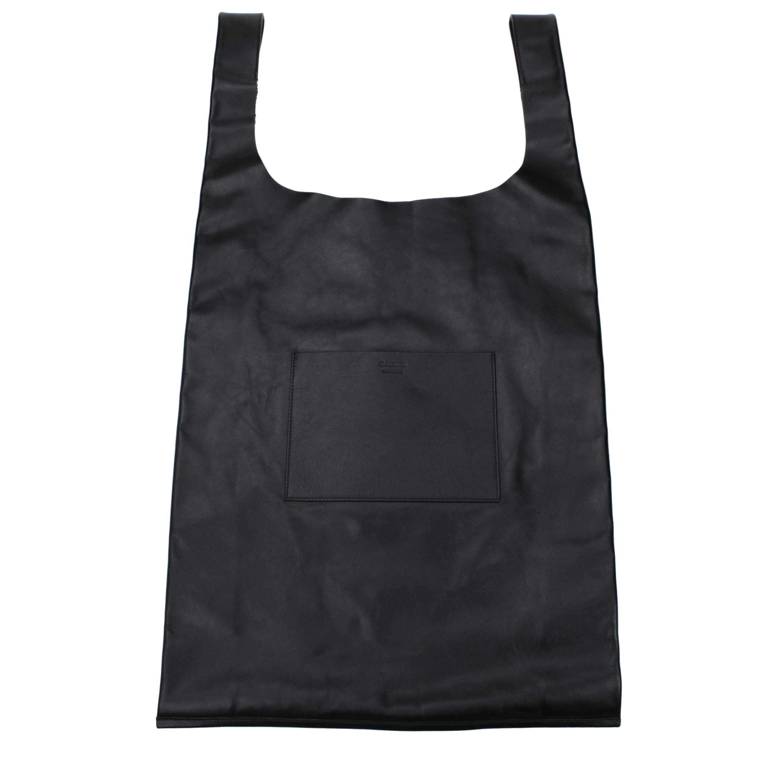 Black Leather Handbag Bag