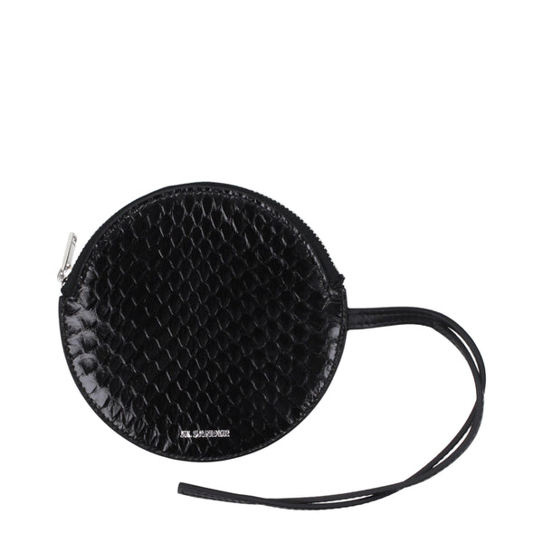 Jil Sander coin purse in black