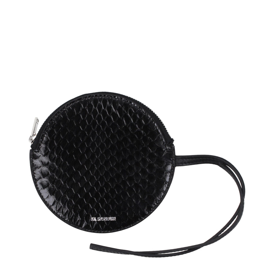 Jil Sander coin purse in black