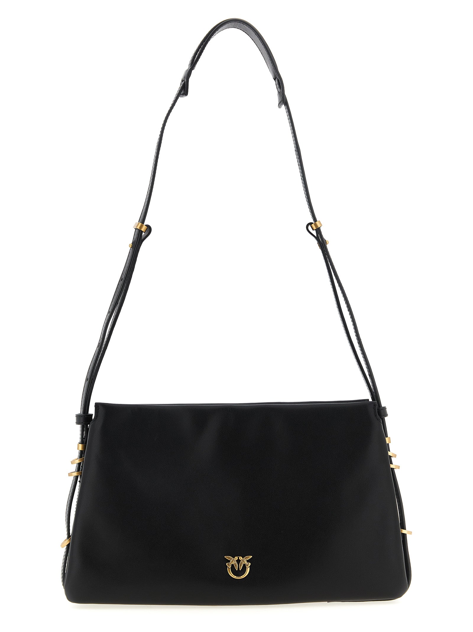 Triplet crossbody bag Black Calfskin Leather (bos Taurus)