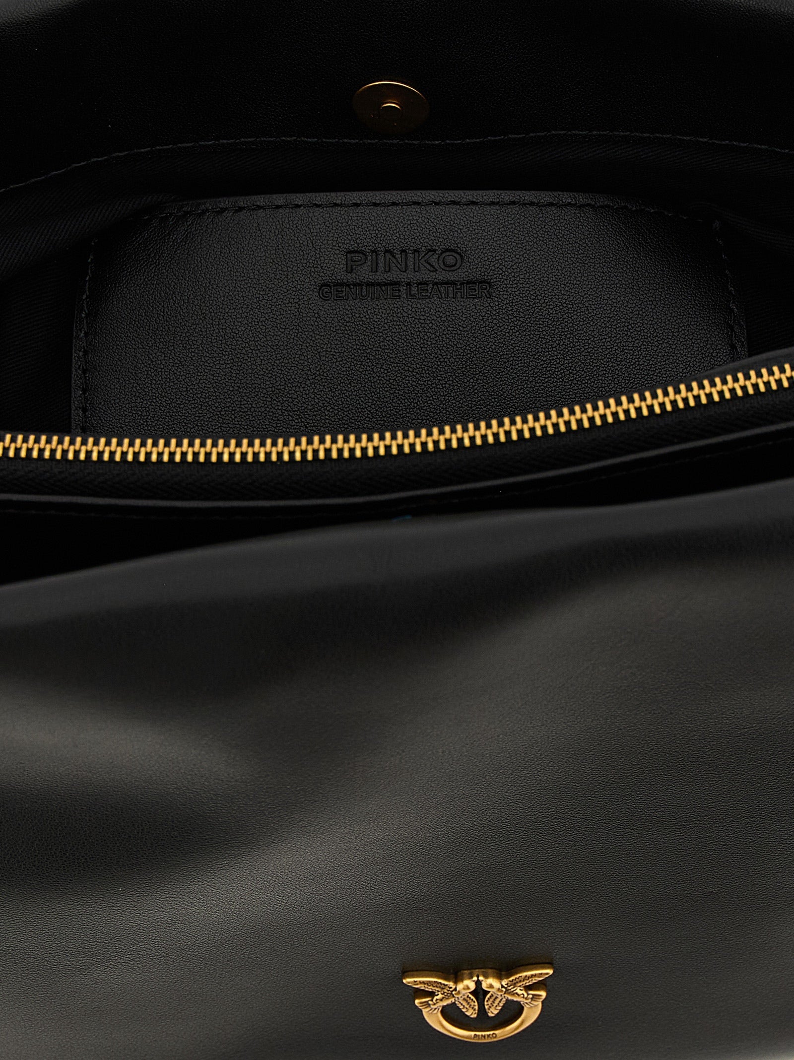 Triplet crossbody bag Black Calfskin Leather (bos Taurus)