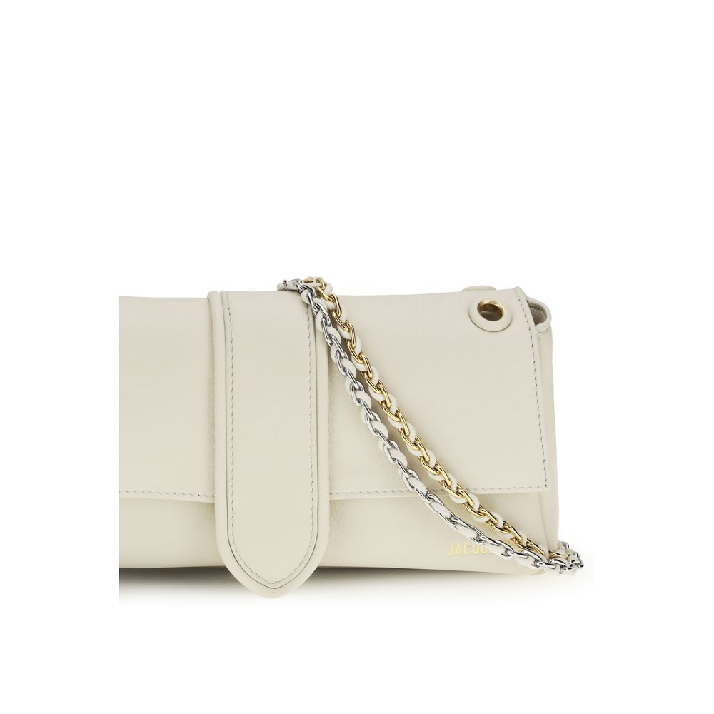 Beige Lamb Ovis Aries Shoulder Bag