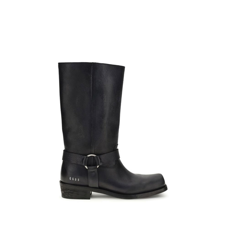 Golden Goose 100% Calf Leather Bos Taurus boot in black