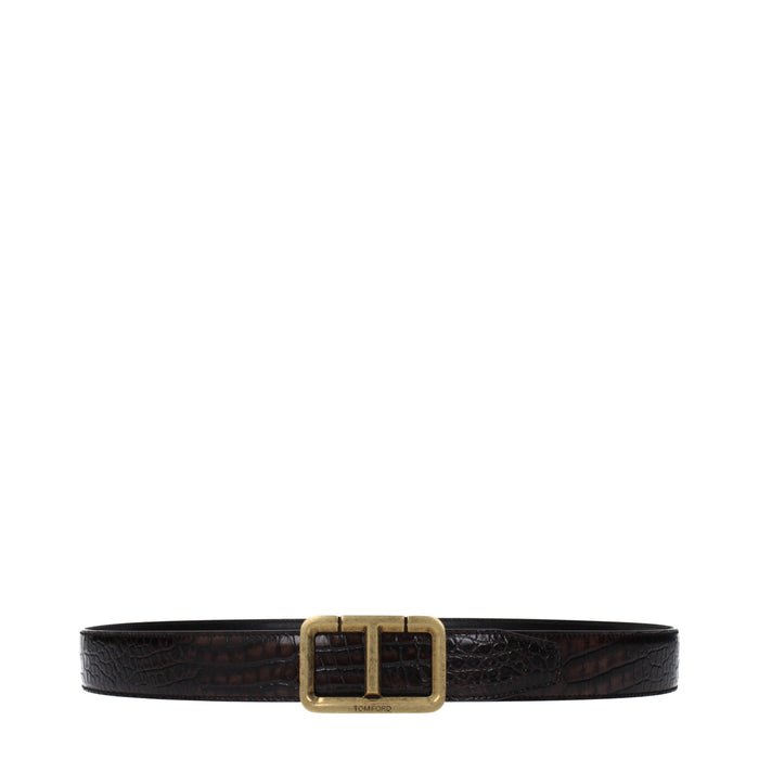 Tom Ford Leather belt in brown