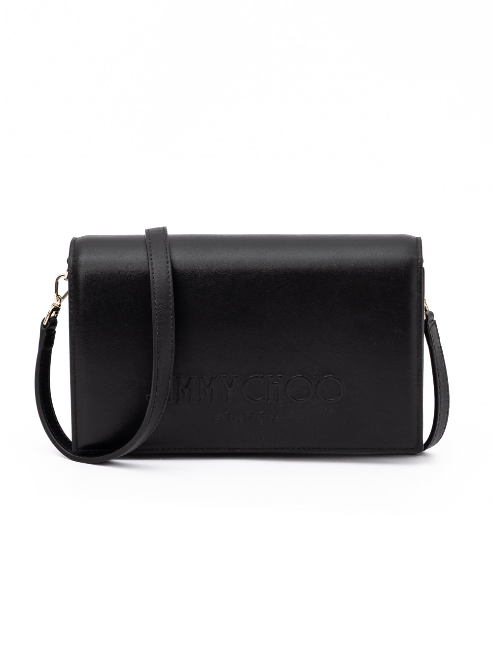 Black Avenue Leather Shoulder Strap Bag Powder Pink