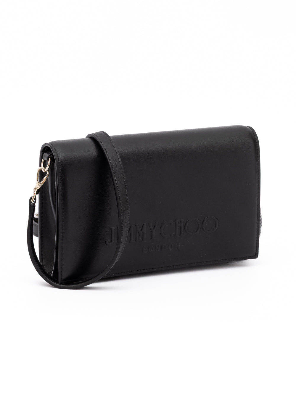 Black Avenue Leather Shoulder Strap Bag Powder Pink
