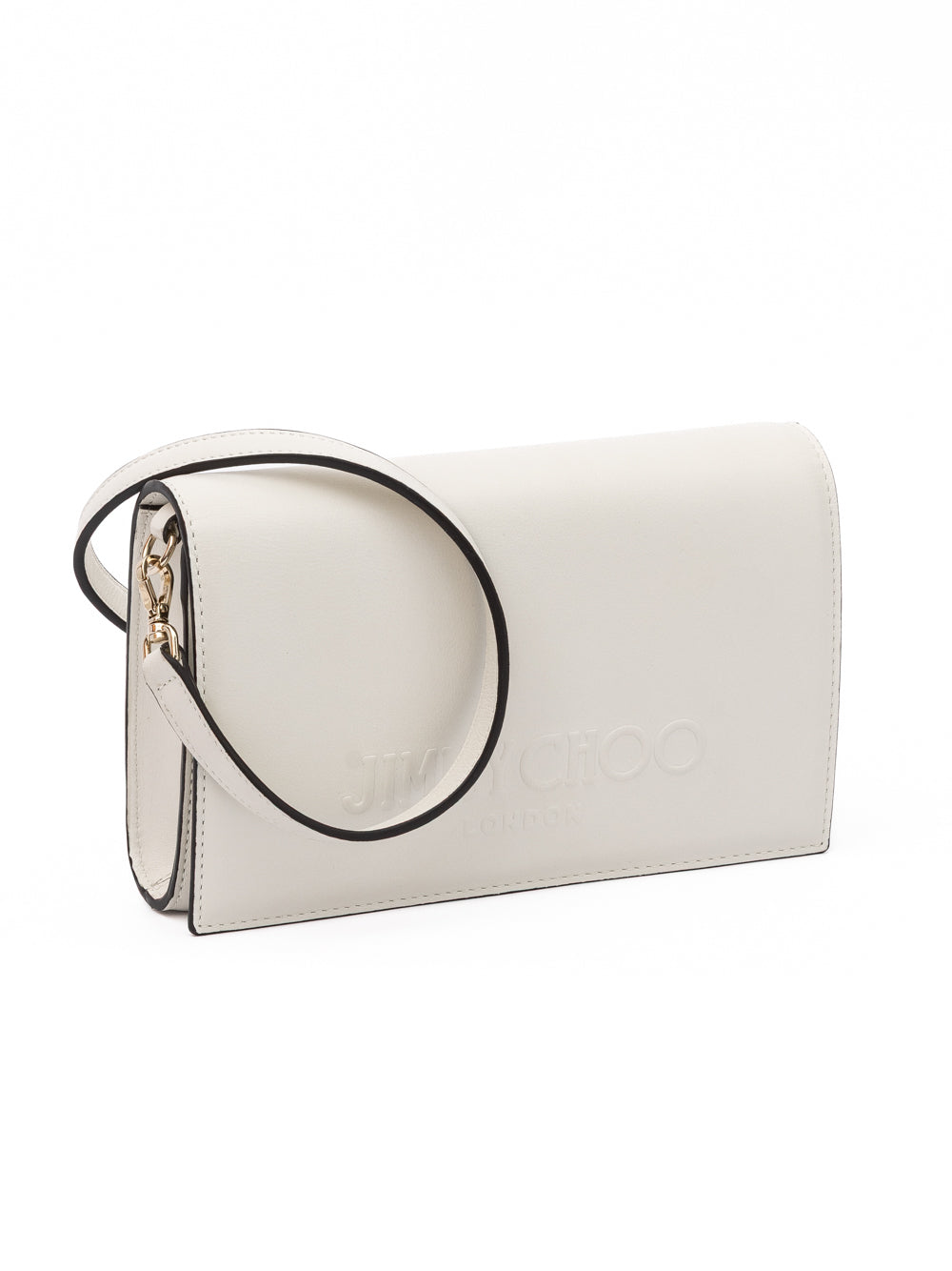 White Avenue Leather Shoulder Strap Bag Powder Pink
