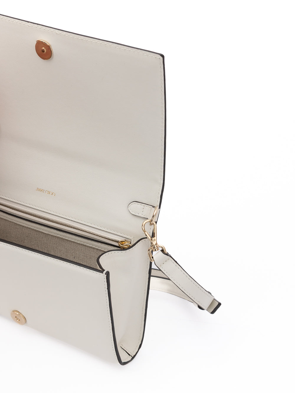 White Avenue Leather Shoulder Strap Bag Powder Pink