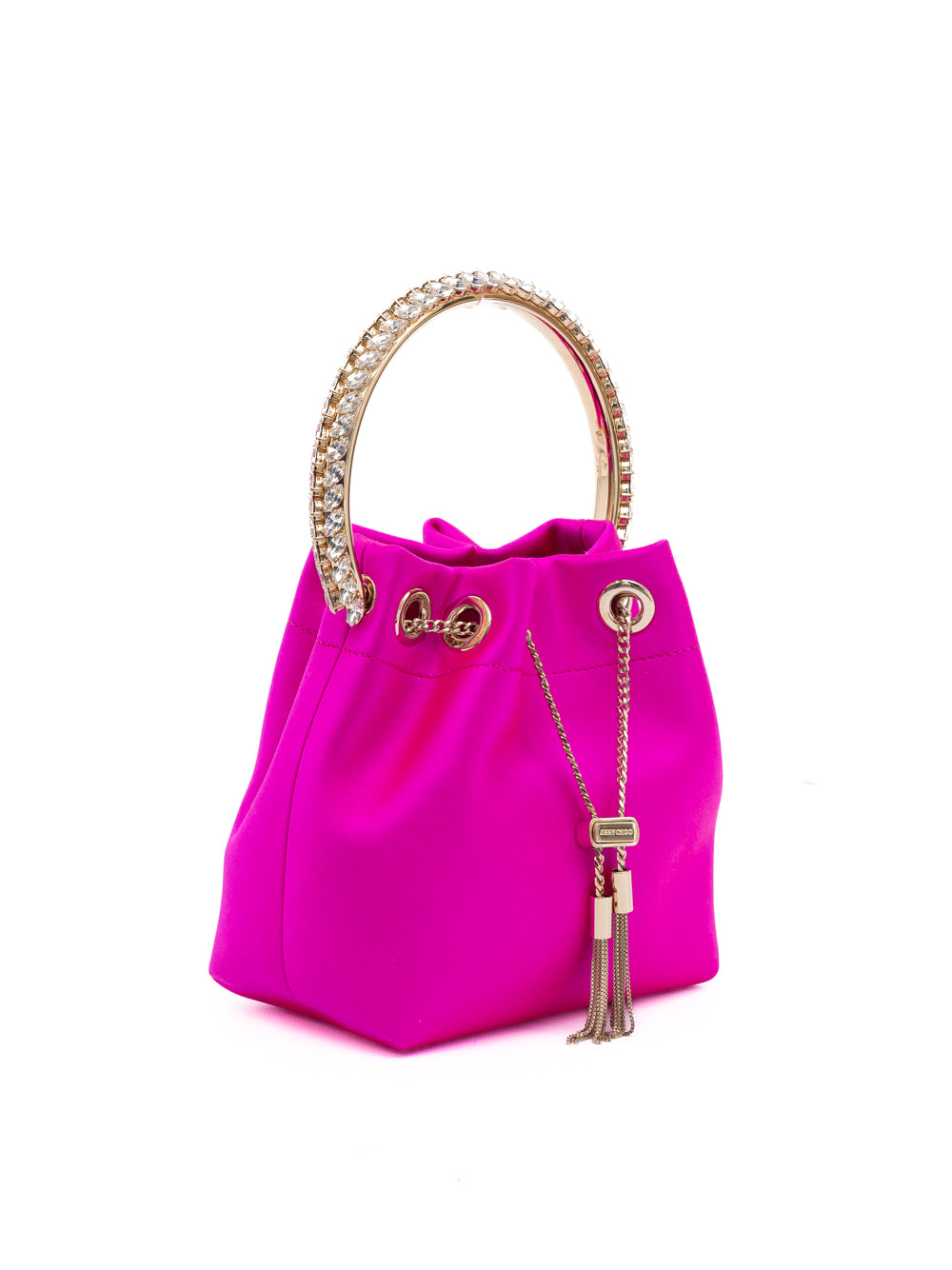 Fuchsia Bon Satin Bucket Accessory