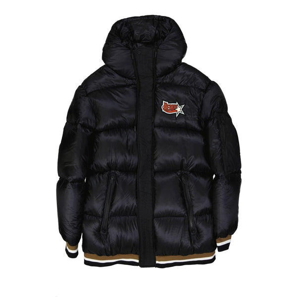 Herno 100% Polyamide; Padding: 90/10 goose down and feathers down jacket in black