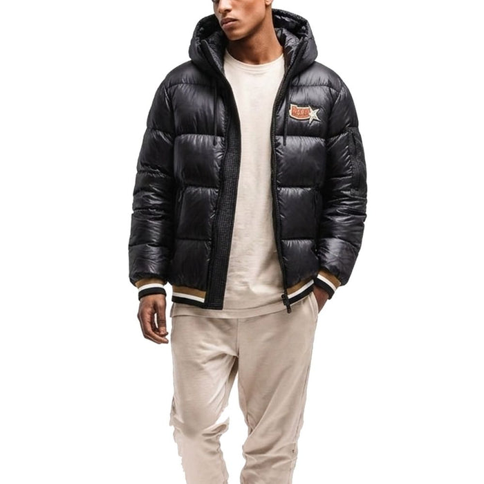 Herno 100% Polyamide; Padding: 90/10 goose down and feathers down jacket in black — view 2