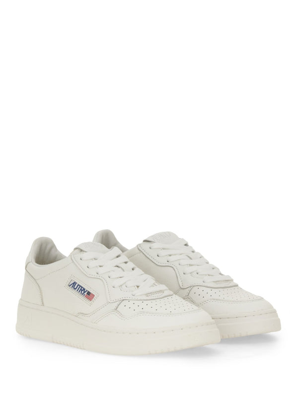 Medalist Low Sneaker White Goat Leather Trainers