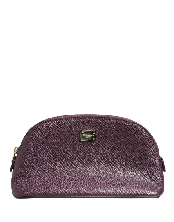 Dolce & Gabbana 100% Calfskin Leather wallet in purple