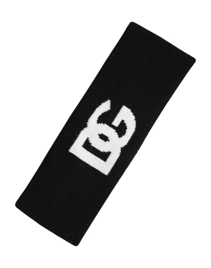 Dolce & Gabbana HAT9993 83% Cashmere headband in black