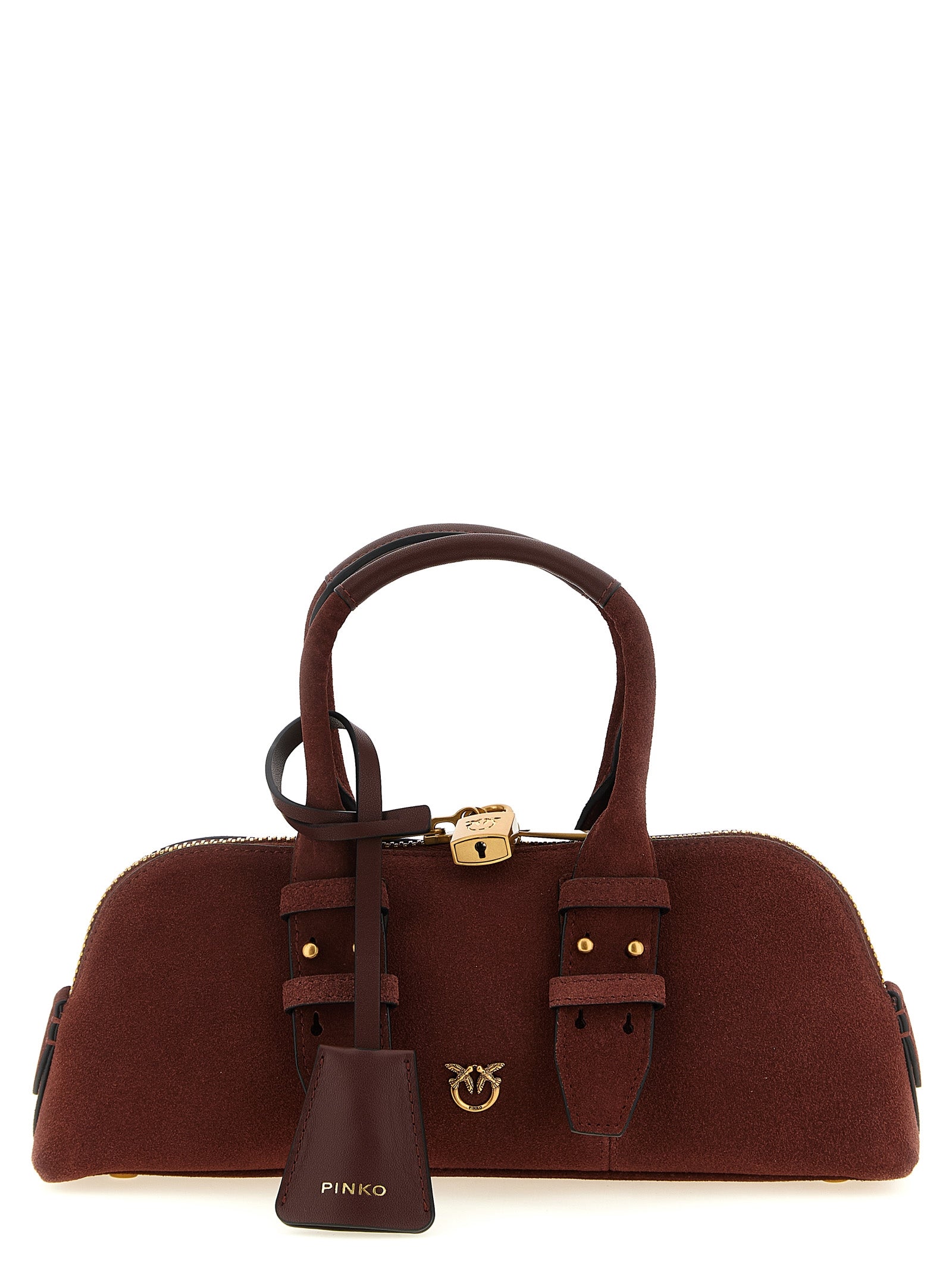 Bowling Baguette shoulder bag Bordeaux Cow Leather (bos Taurus)