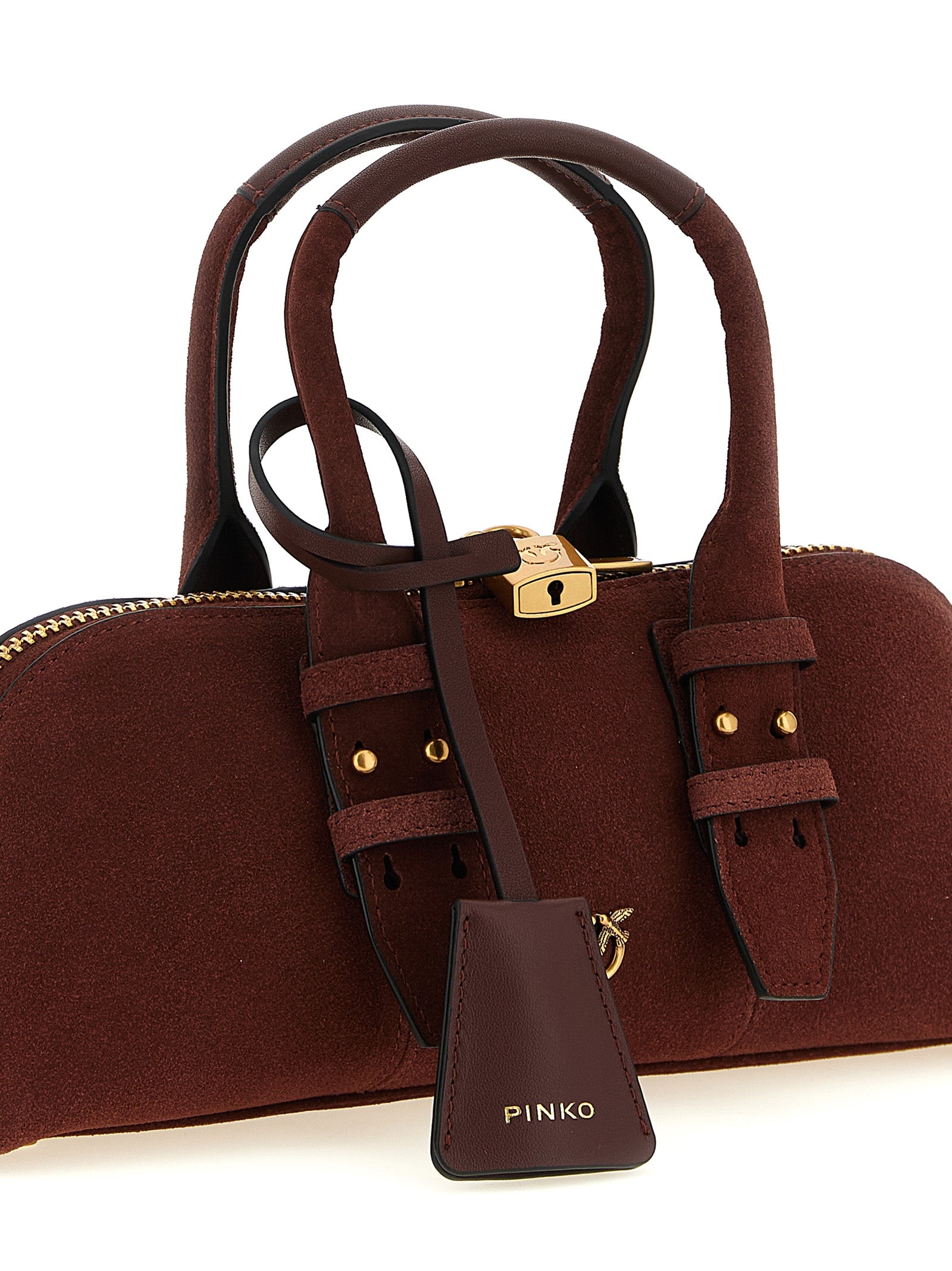 Bowling Baguette shoulder bag Bordeaux Cow Leather (bos Taurus)