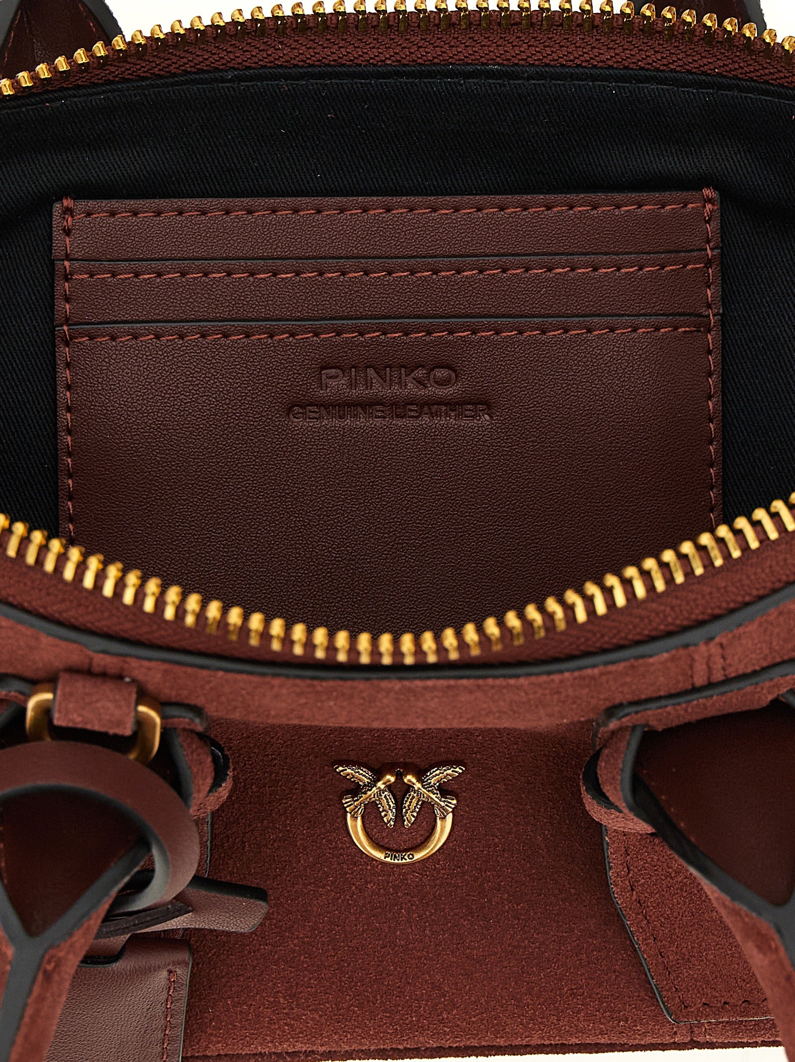 Bowling Baguette shoulder bag Bordeaux Cow Leather (bos Taurus)