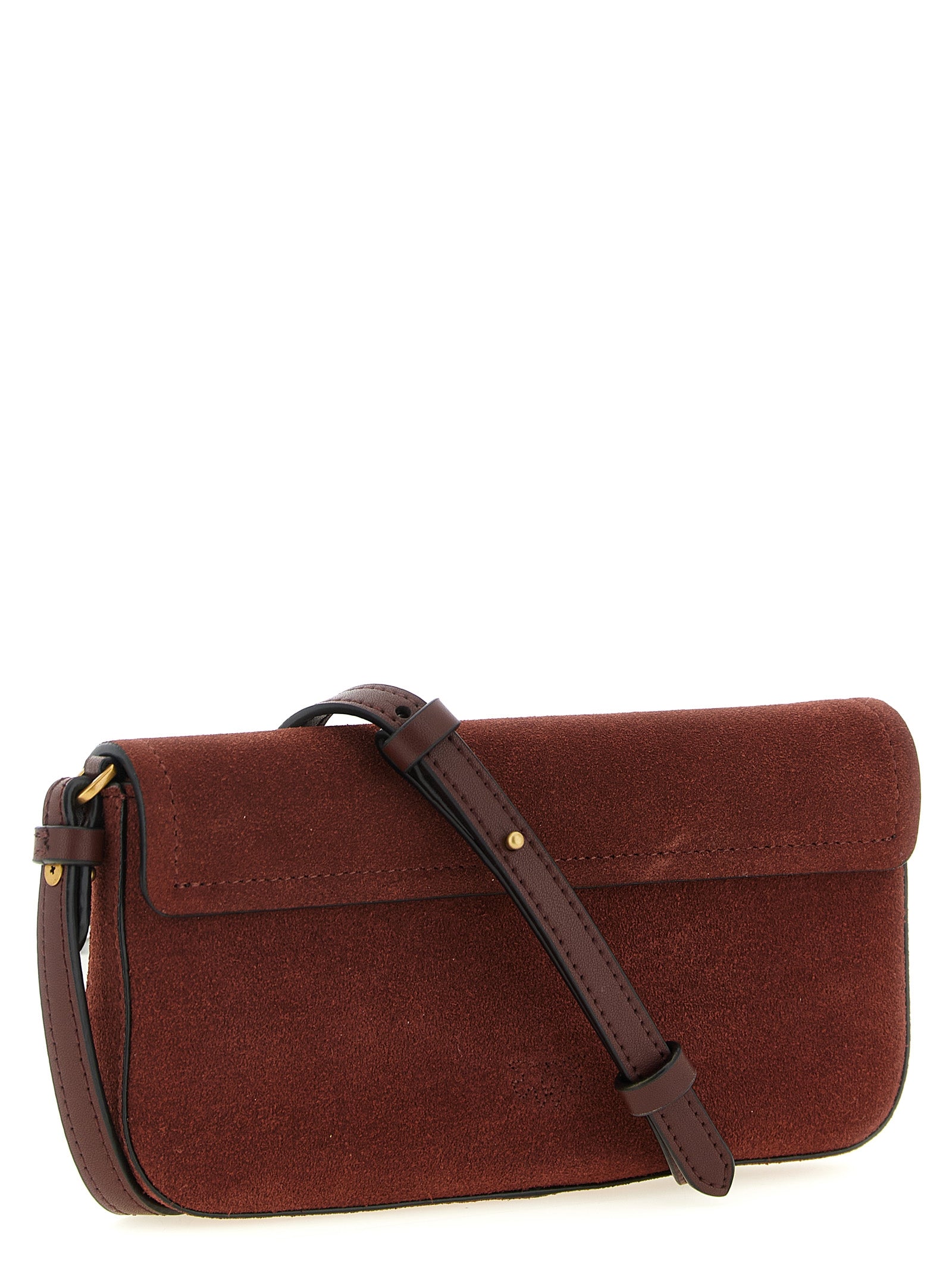 Saddle Flat medium shoulder bag Bordeaux Cow Leather (bos Taurus)