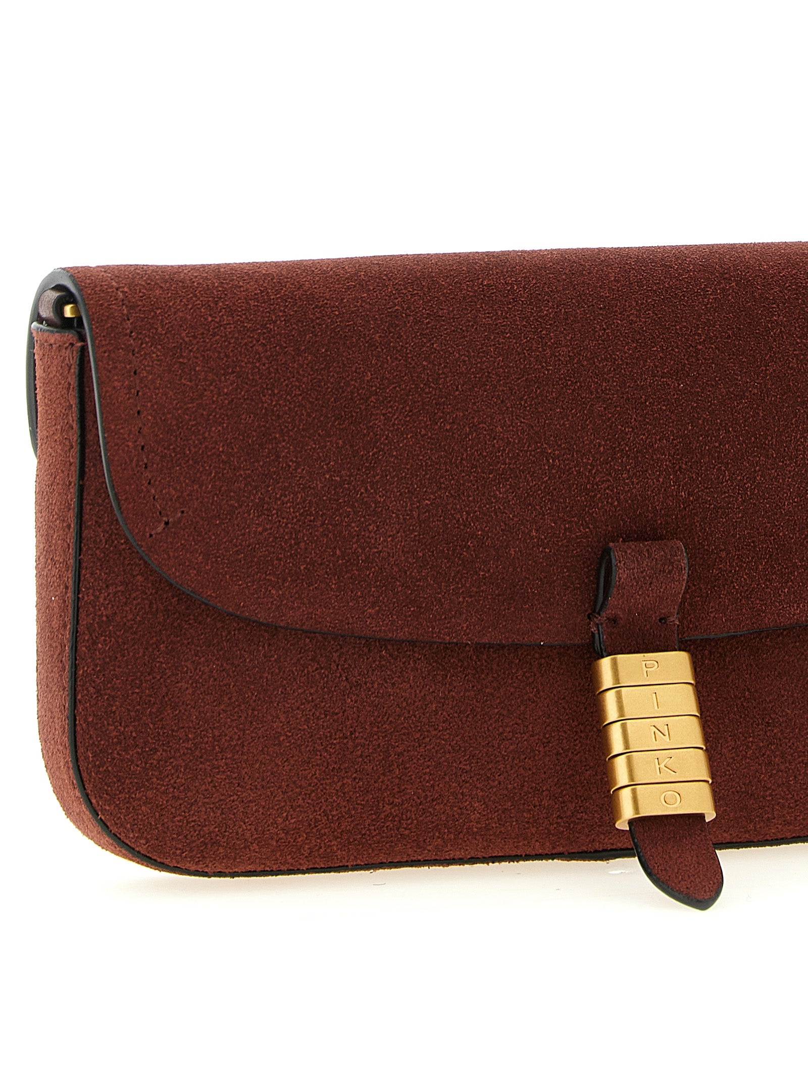 Saddle Flat medium shoulder bag Bordeaux Cow Leather (bos Taurus)