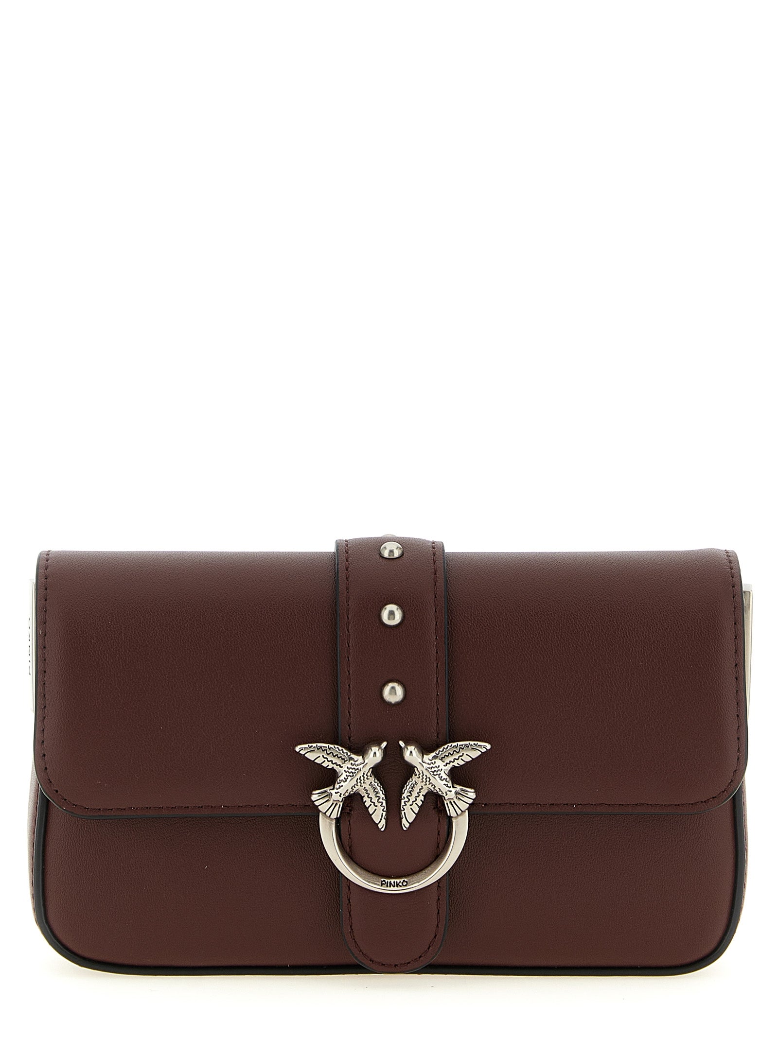 Love One Slouchy Baby crossbody bag Bordeaux Cow Leather (bos Taurus)