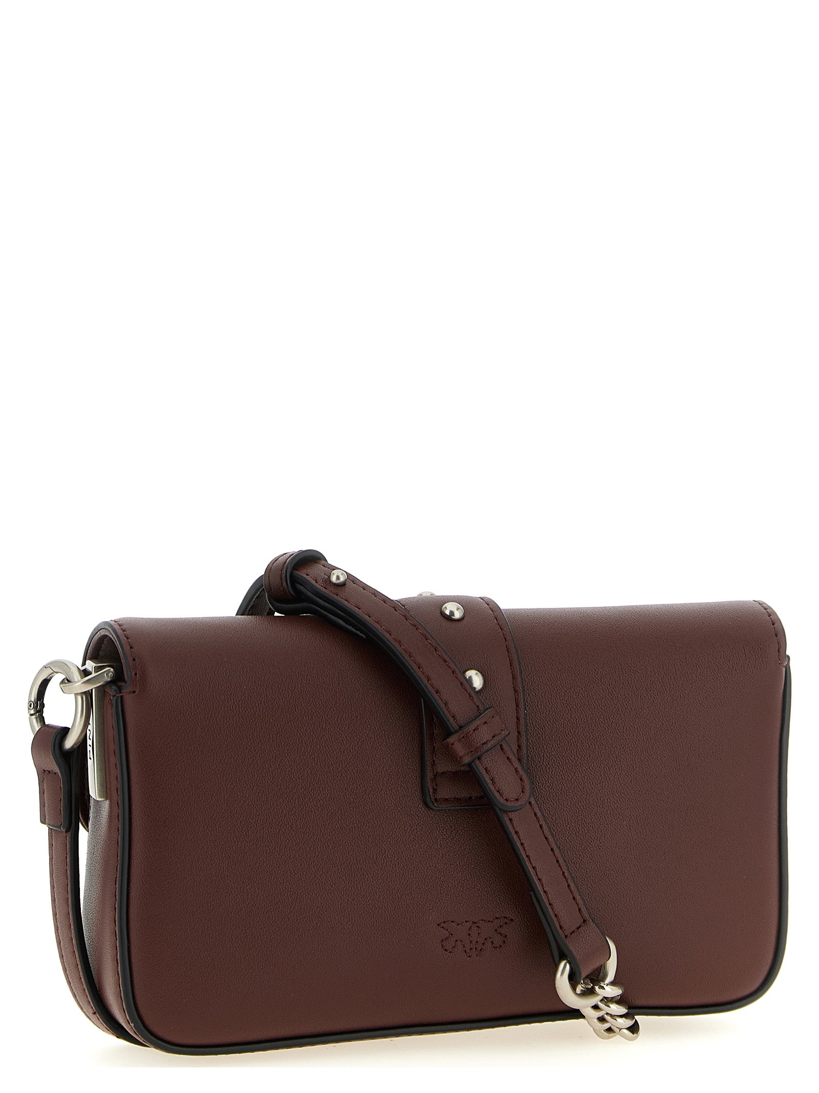 Love One Slouchy Baby crossbody bag Bordeaux Cow Leather (bos Taurus)