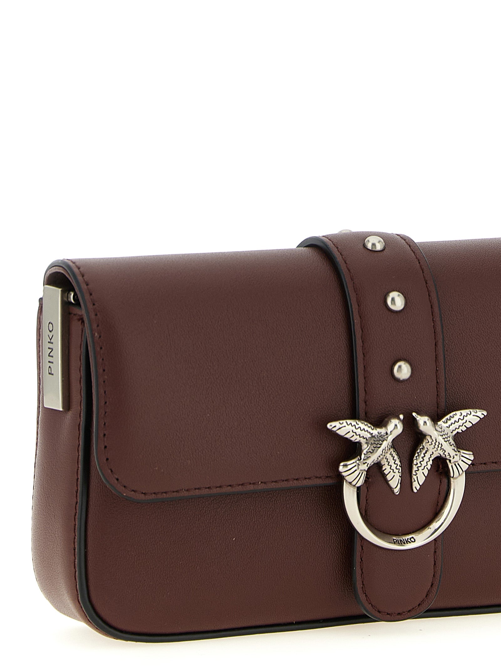 Love One Slouchy Baby crossbody bag Bordeaux Cow Leather (bos Taurus)