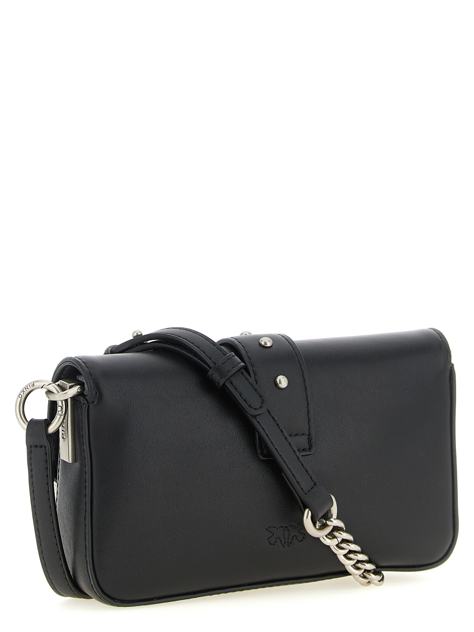 Love One Slouchy Baby crossbody bag Black Cow Leather (bos Taurus)
