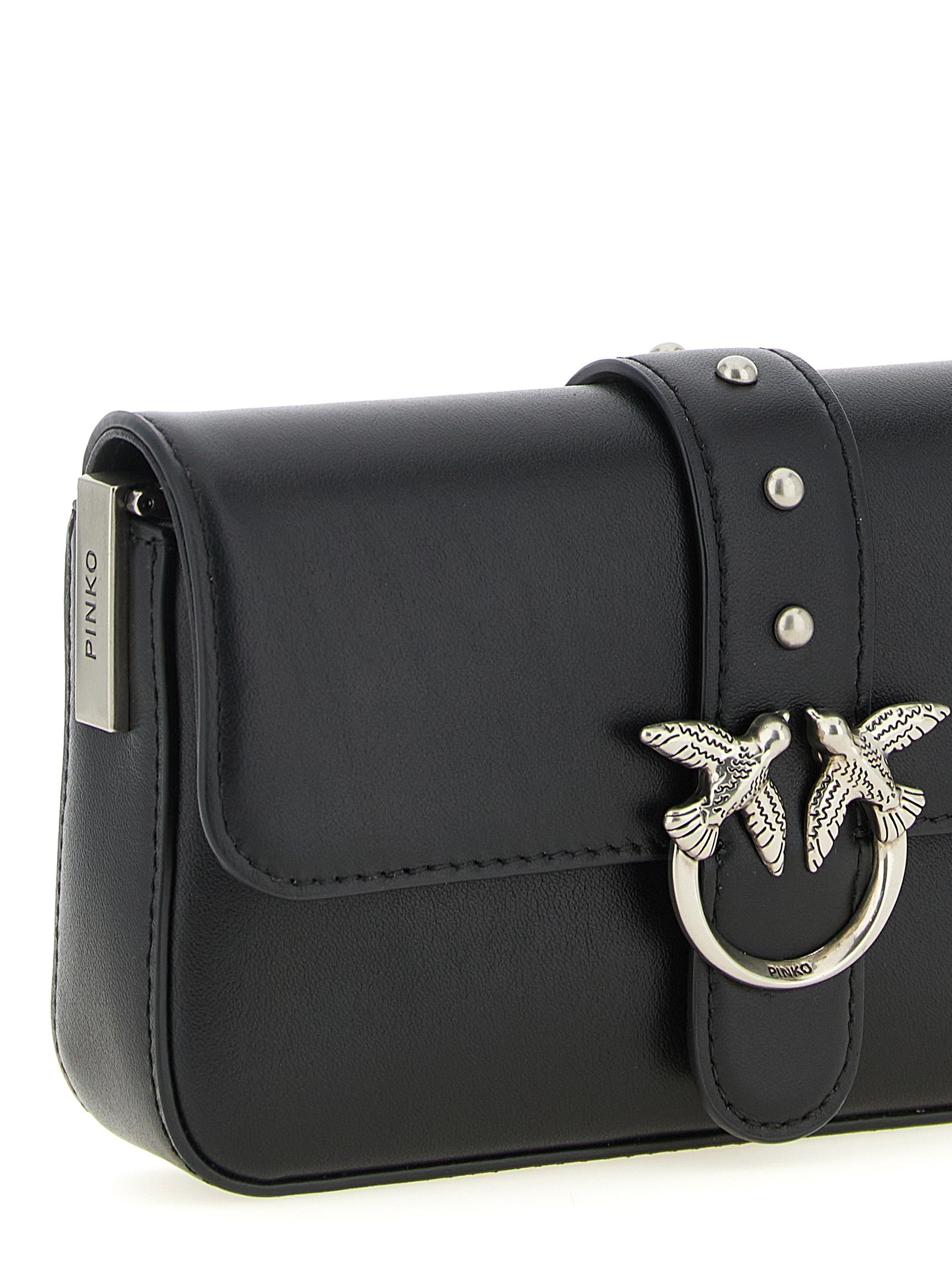 Love One Slouchy Baby crossbody bag Black Cow Leather (bos Taurus)