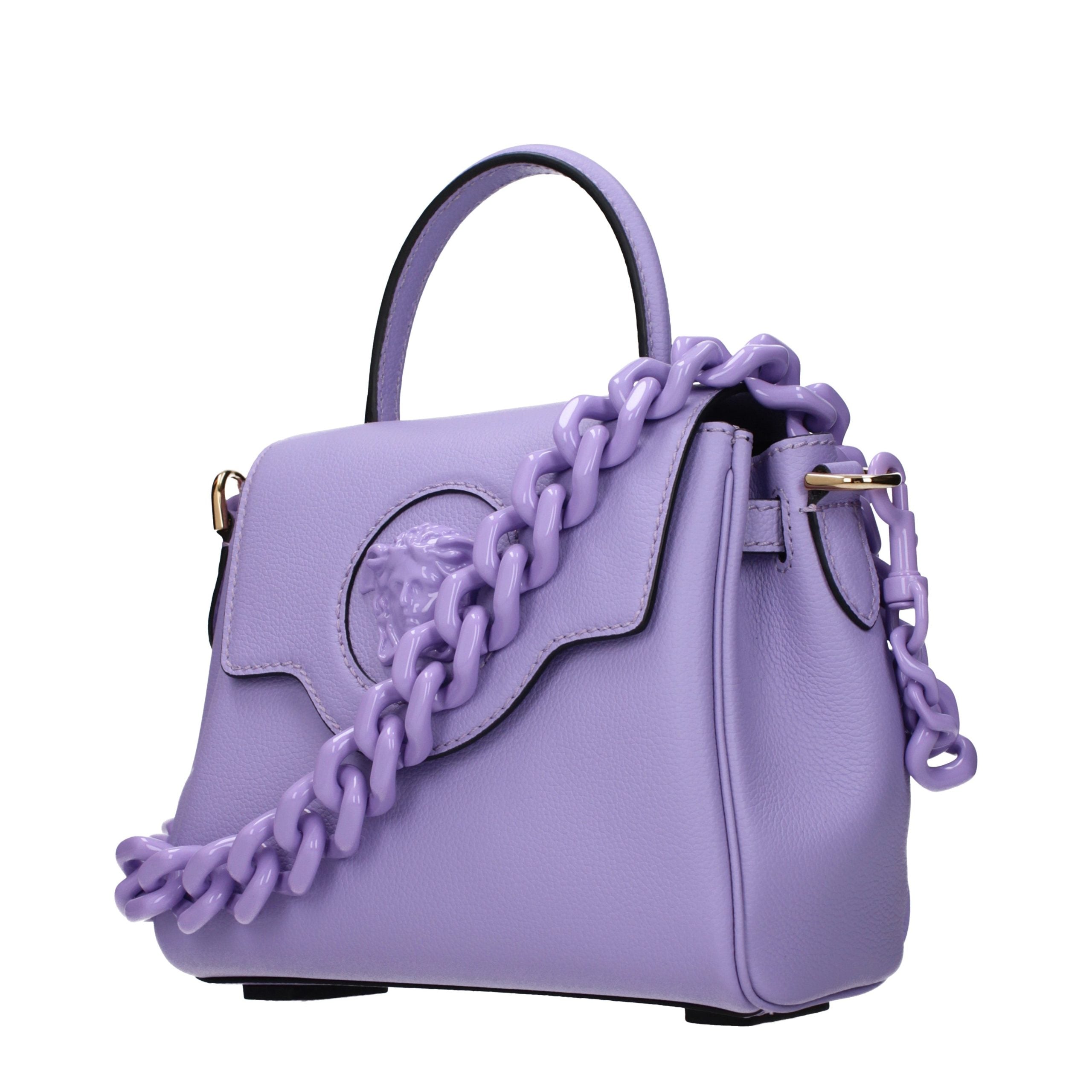 Pink Leather Handbag Bag