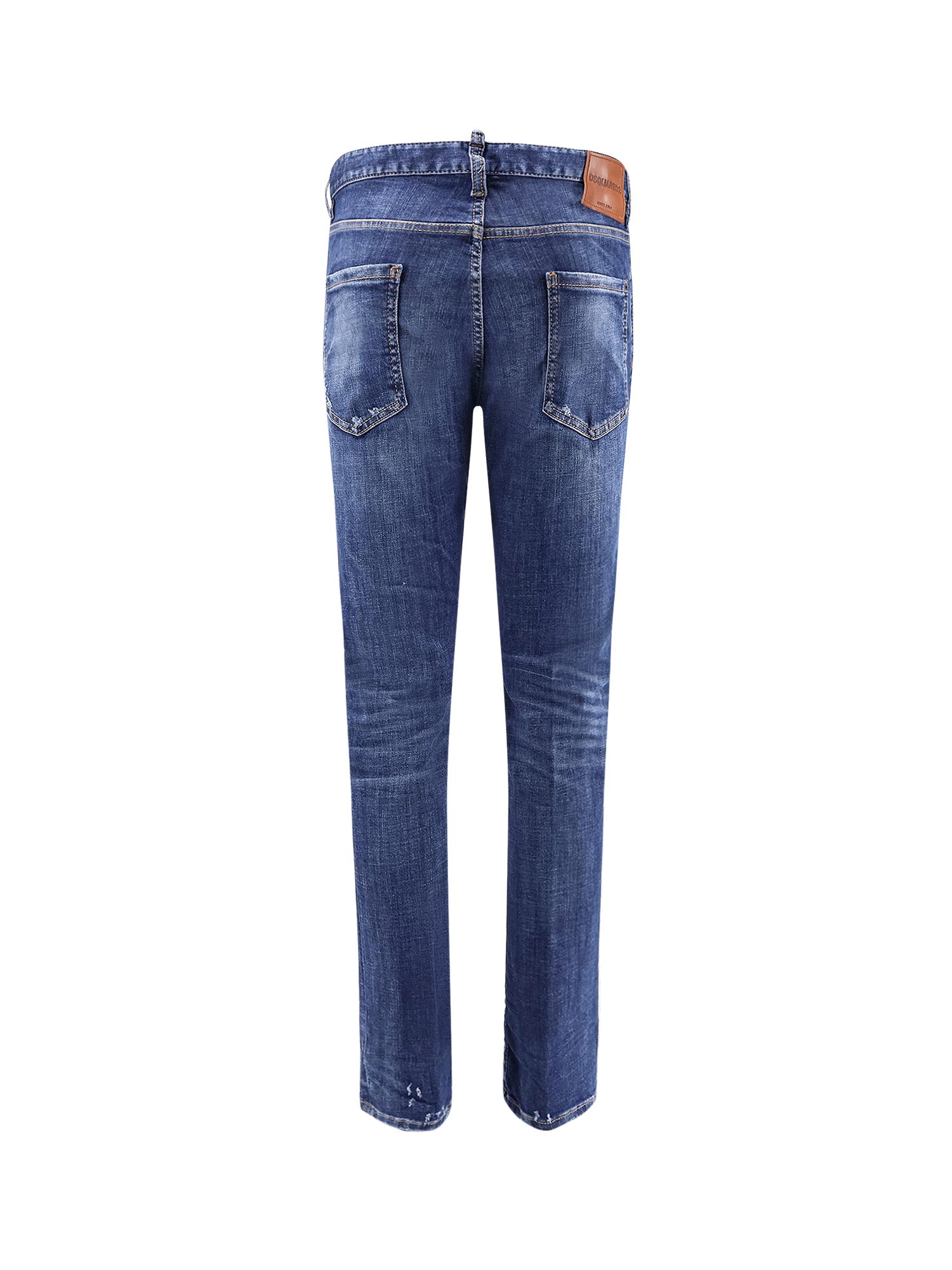 Dsquared2 Jeans Blue Cotone Poliestere Elastan