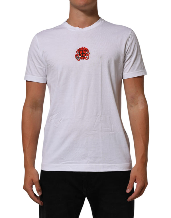 Dolce & Gabbana 100% Cotton t-shirt in white