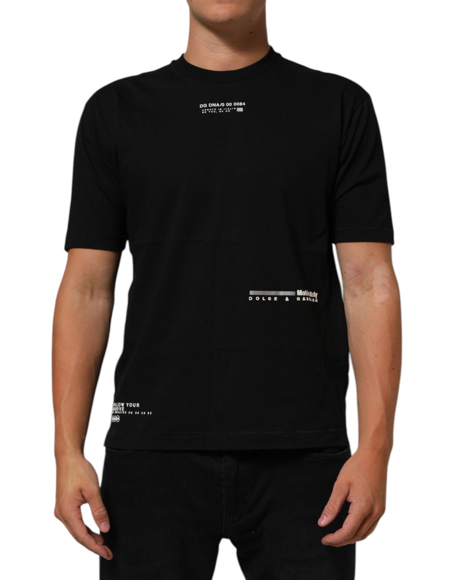 Dolce & Gabbana 95% Cotton t-shirt in black