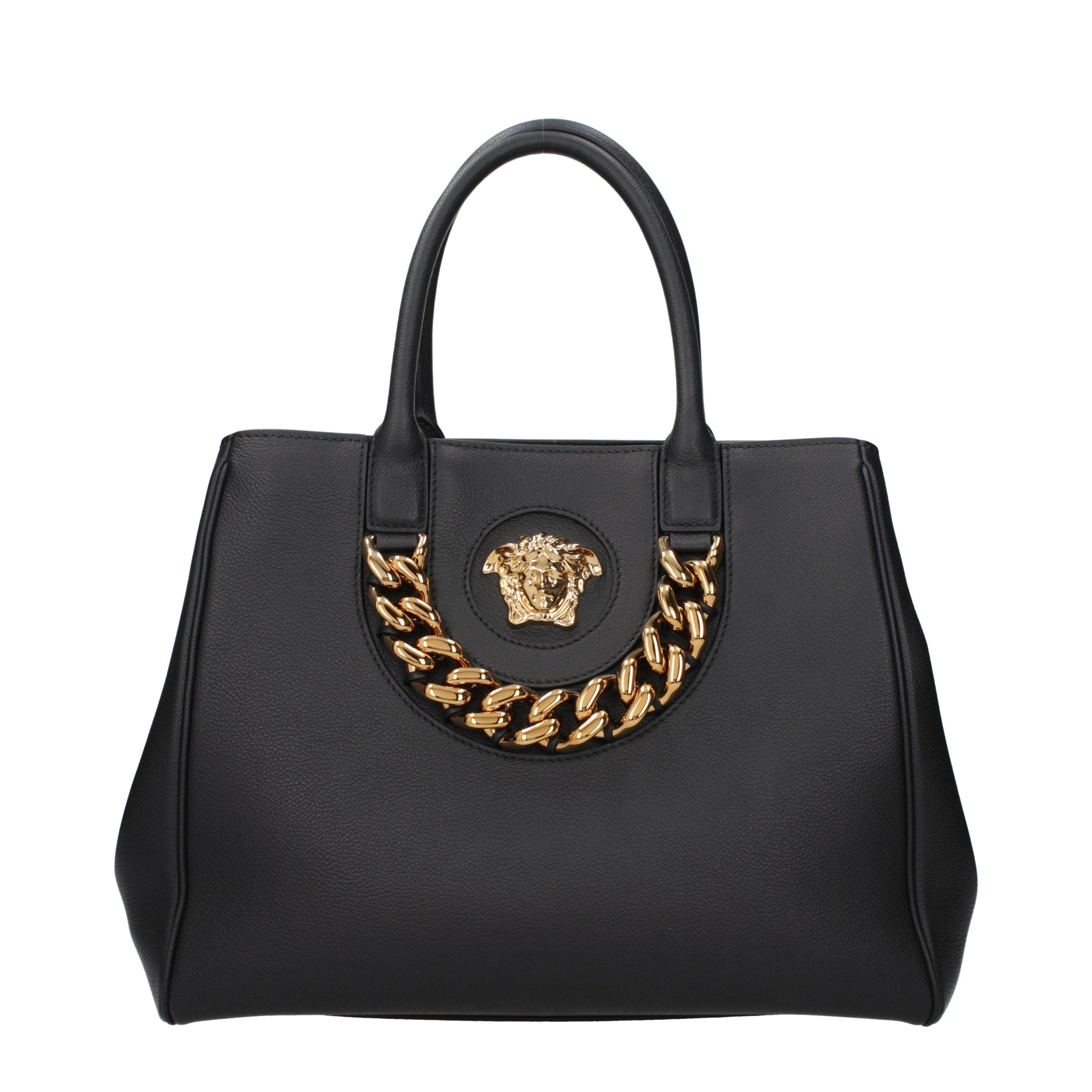 Black Leather Handbag Bag