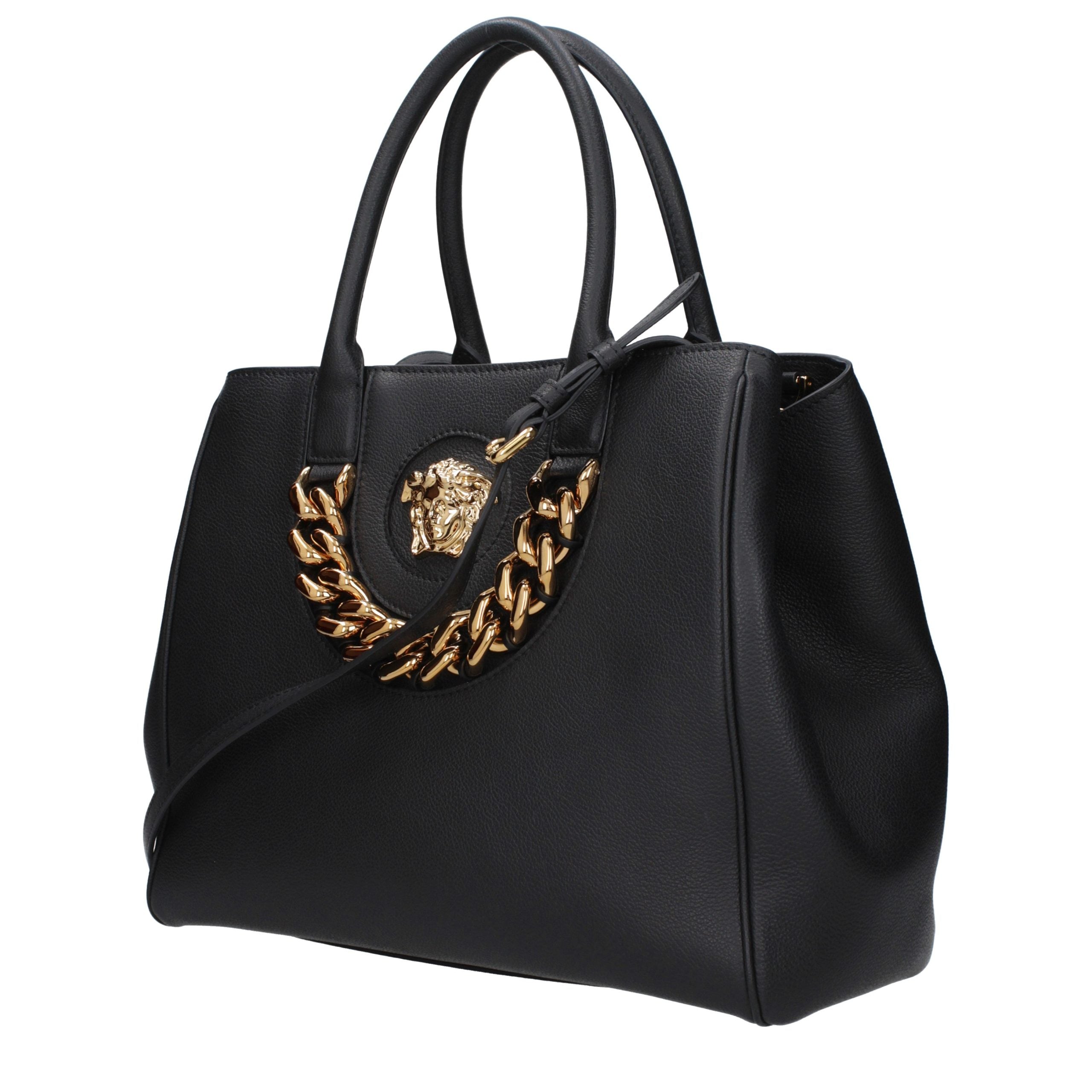 Black Leather Handbag Bag
